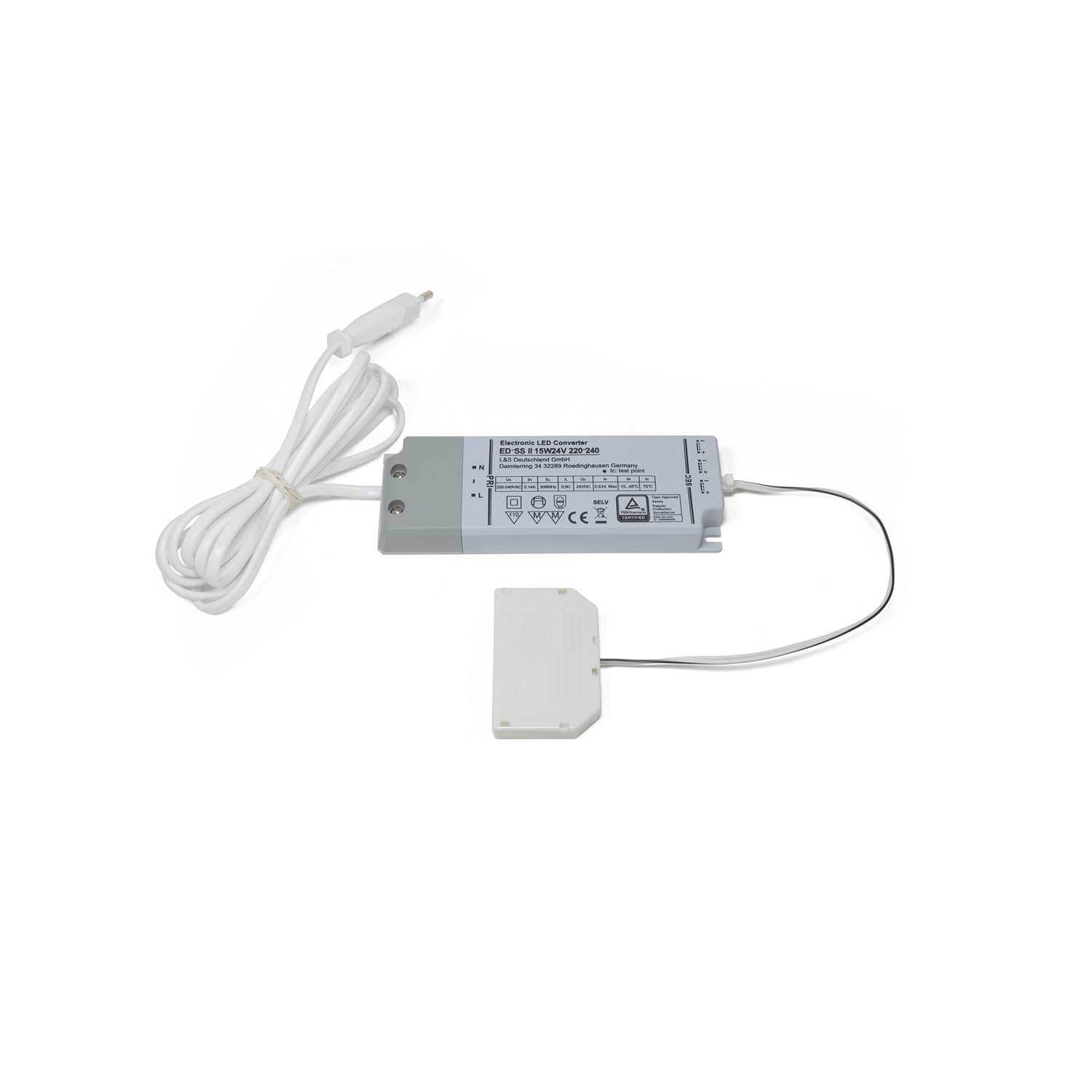 Convertisseur Led 230/24V 15W répartiteur 6x cable 2m